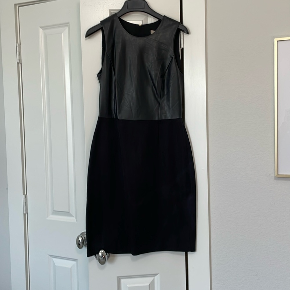 Banana Republic leather dress